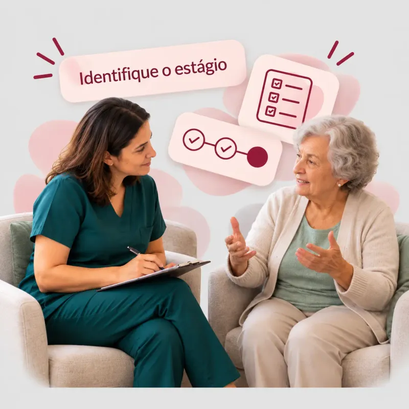 Passo 1: Identifique o estágio